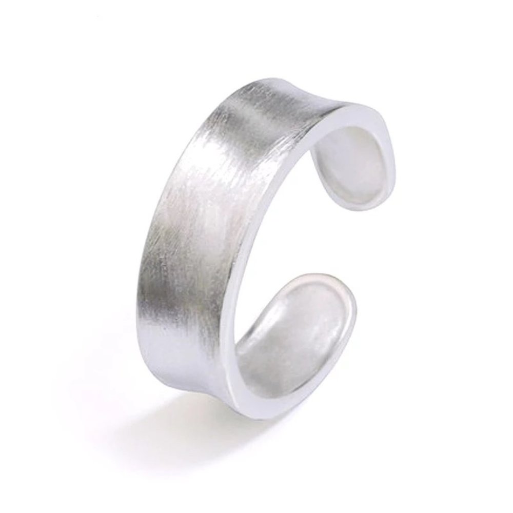 14k Gold Cuff Ring in Sterling Silver